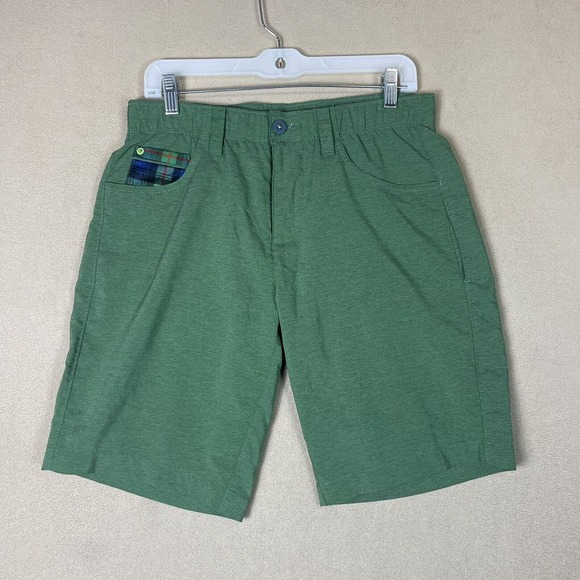 William Murray Shorts Mens 30 Green Golfing Performance Preppy Casual Adult - Picture 1 of 10